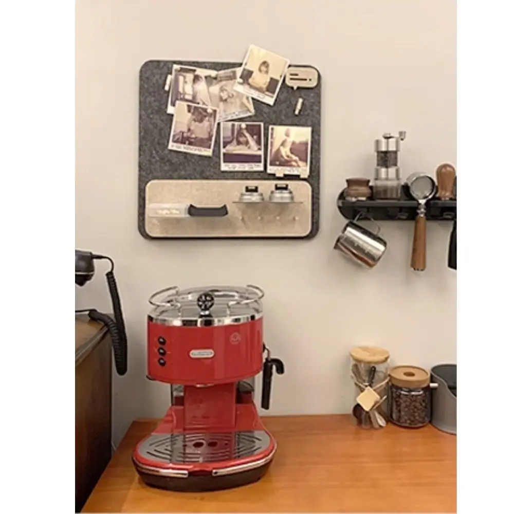 取り外し可能なコルクボード 壁用 壁掛け装飾メモフェルトボード 自己粘着 40x40cm マッサージボード キッチン