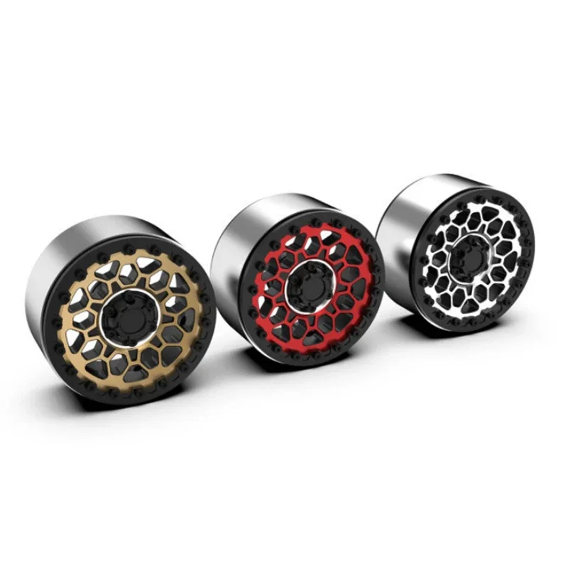 

MK07 Tire 2.6-inch Simulated Wheel Hub 6061 Aluminum Alloy 17mm Adapter CNC Process Remote Control Climbing Car Accessories