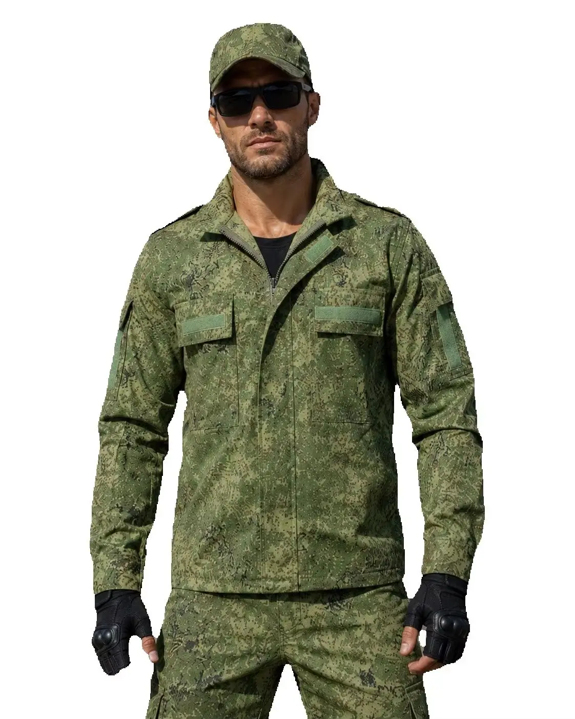 russian-little-green-man-camouflage-hardshell-suit-outdoor-mountaineering-training-emr-top-and-pants-suit