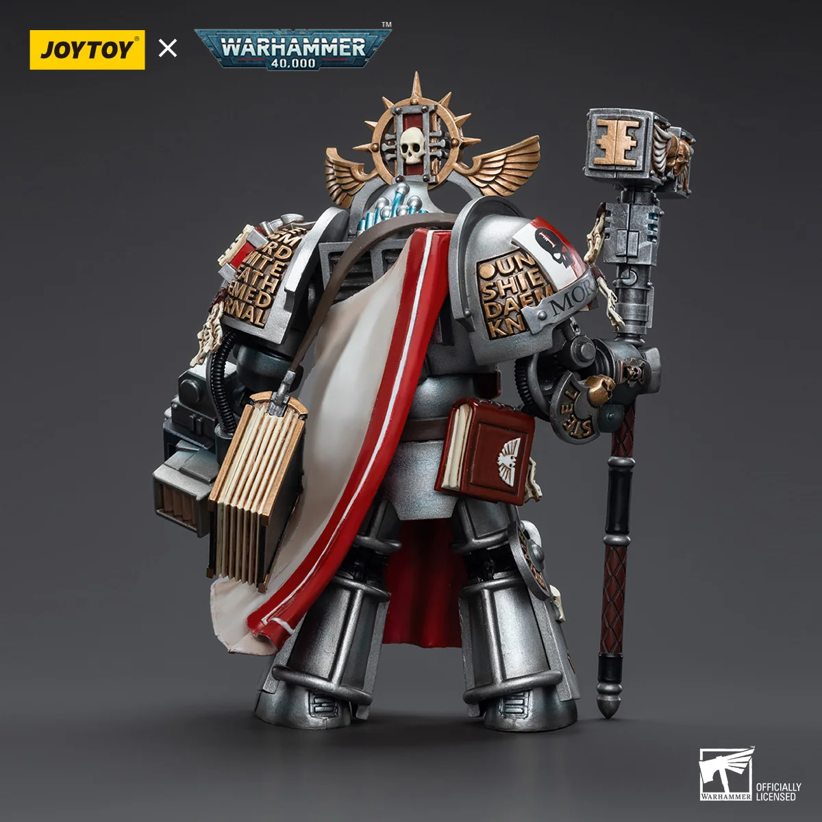 Milwauin Stock milwaujoytoy Warhammer 40k Grey Knights Grand Master Voldus 1/18 Collection giochi di Anime Figure Toys Set di modelli militari