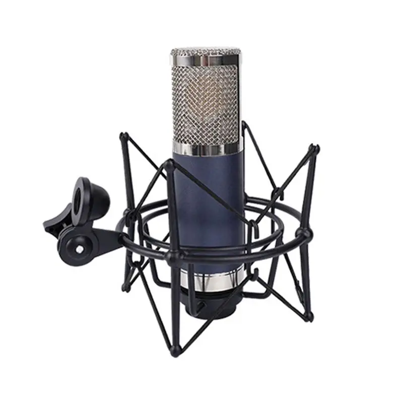 A62T 4-Pack Microphone Shock Mount Adjustable Metal Bracket Spider Shockmount for Recording Mic Stand Studio