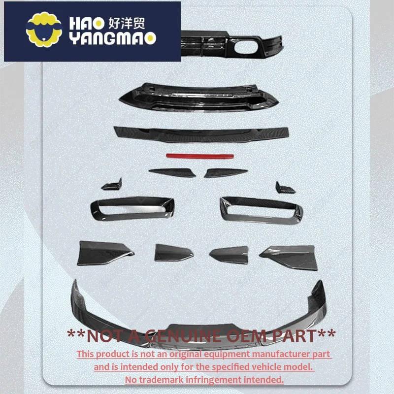 Suitable for Exterior Tune 992 B Style Body Kit Porsche 991 992 B Style Dry Carbon Front Lip Rear Diffuser Spoiler Parts Ca
