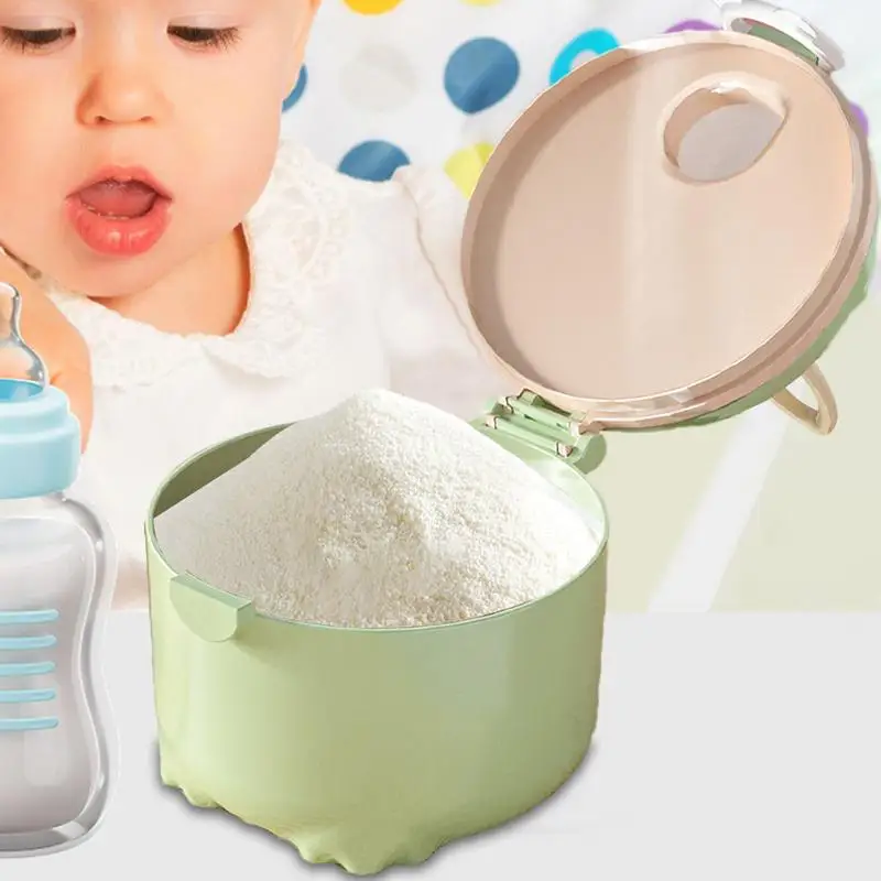 Milchpulver Verpackungs box Kinder ergänzen Pulver Reise behälter Reise versiegelt Glas separates Fach Design Junge Mädchen Essen