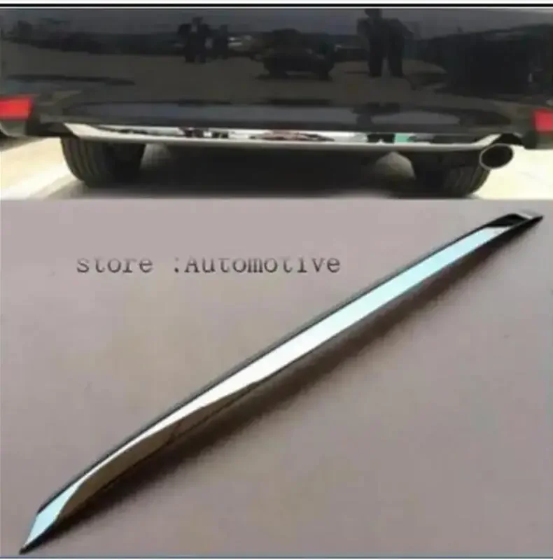 

For Toyota Camry Rear bumper chrome trim car styling 2015 2016 2017 For Camry Rearguard stickers Bumper strip high-quality ABS