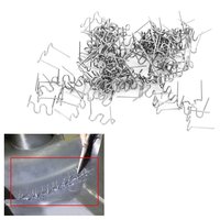 100pcs Plastic Welding Bumper Soldering Bumper Repair Iron Staples Hot Welding Plastic Clip Bumper Repair Tool Hot Stapler Tools