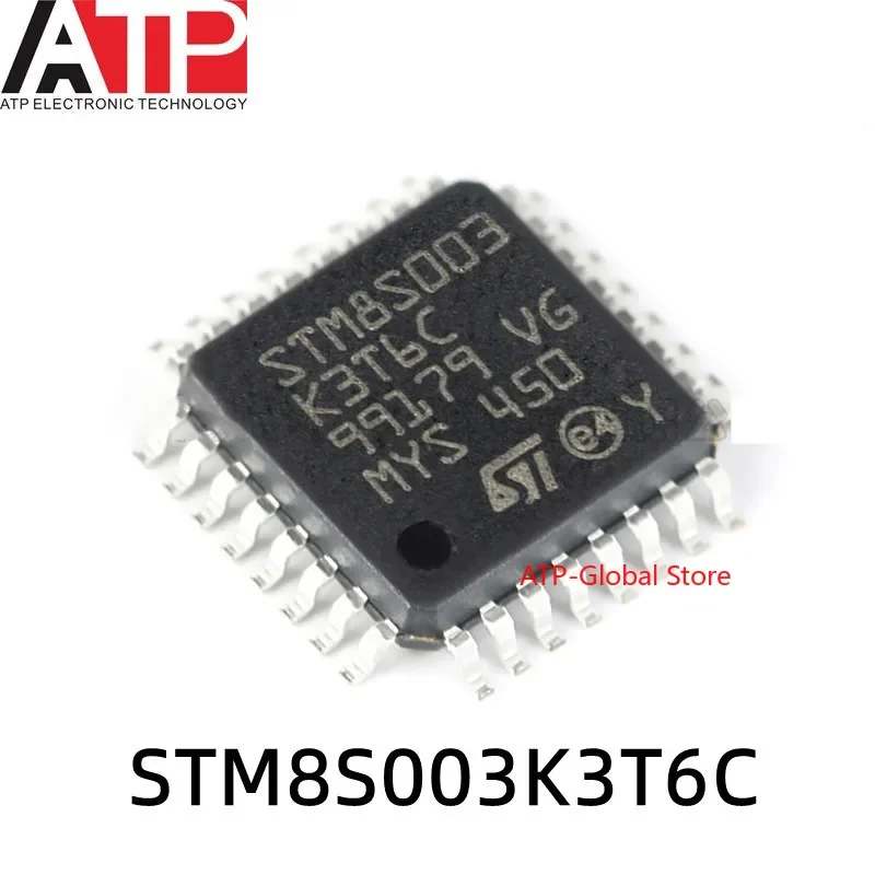 10-100PCS New Original STM8S003K3T6C STM8S003 K3T6C LQFP32 STM8S003K3T6CTR Chip IC MCU 8BIT 8KB FLASH 32LQFP