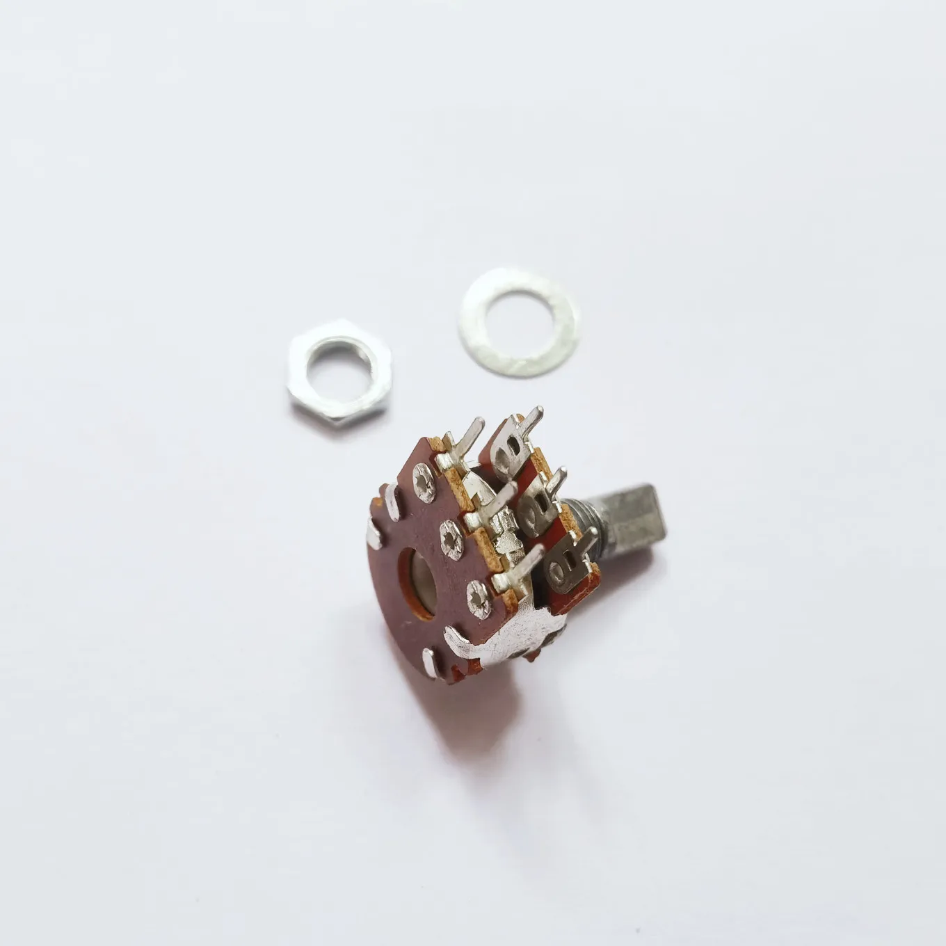 Original new 100% RK163G 148 TYPE double potentiometer C50K C100K with or without step (SWITCH)