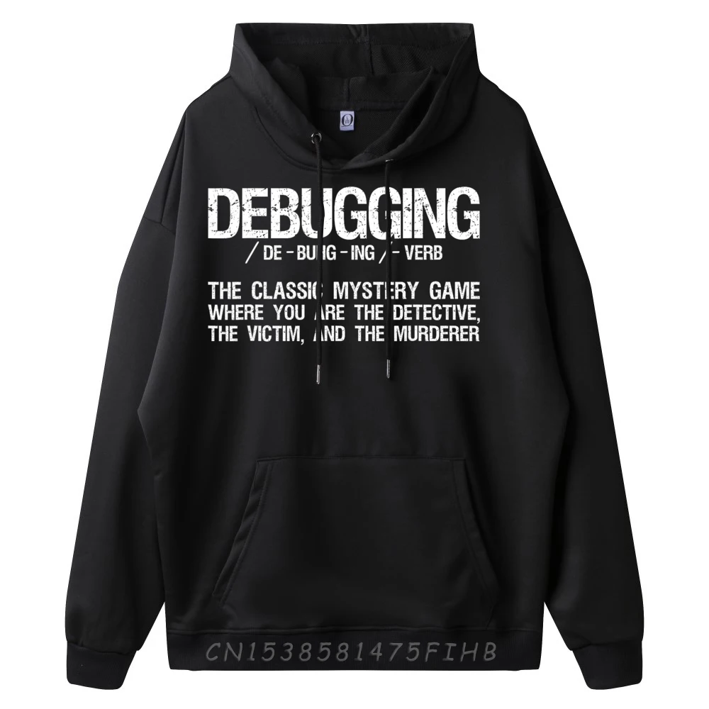 Programmer Coder Developer Programming Software Engineer Black Graphic Tees Mans Men's Polyester Sweater