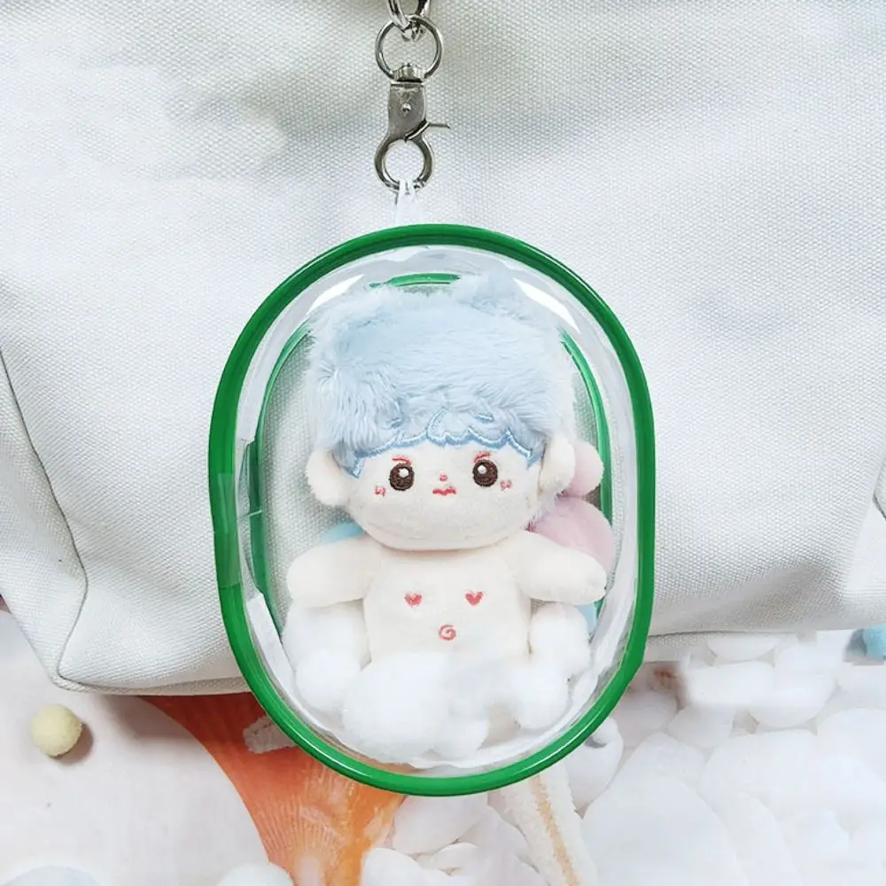 10/15/16cm Kawaii Clear Outdoor Bag Doll Display Box Multicolor Storage Case Toy Transparent Doll Accessories