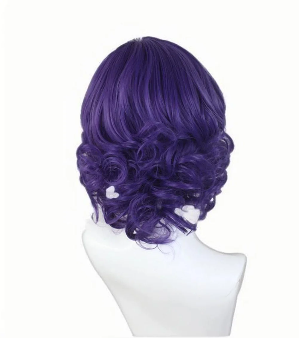 Touhou Project Kanako Yasaka Cosplay Wig Custom Styled Purple Wig