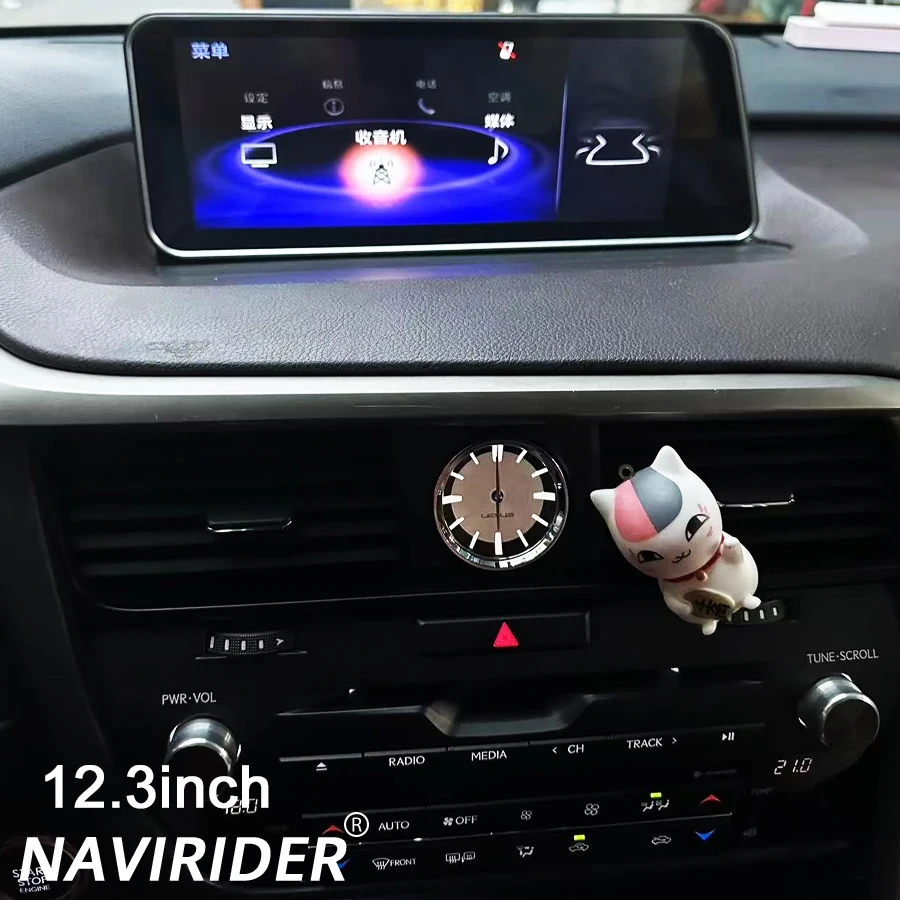 DSP Carplay For Lexus Rx450h RX200t RX350 RX300 RX 450H 200t 350 2016-2019 Android 14 Car Multimedia Video Player 12.3'' Navi BT