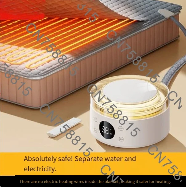 

Single/Double Size Heated，Mattress Pad for Bed & Kang, Fire-Free Safe Heating New Model Water Circulation Electric Blanket