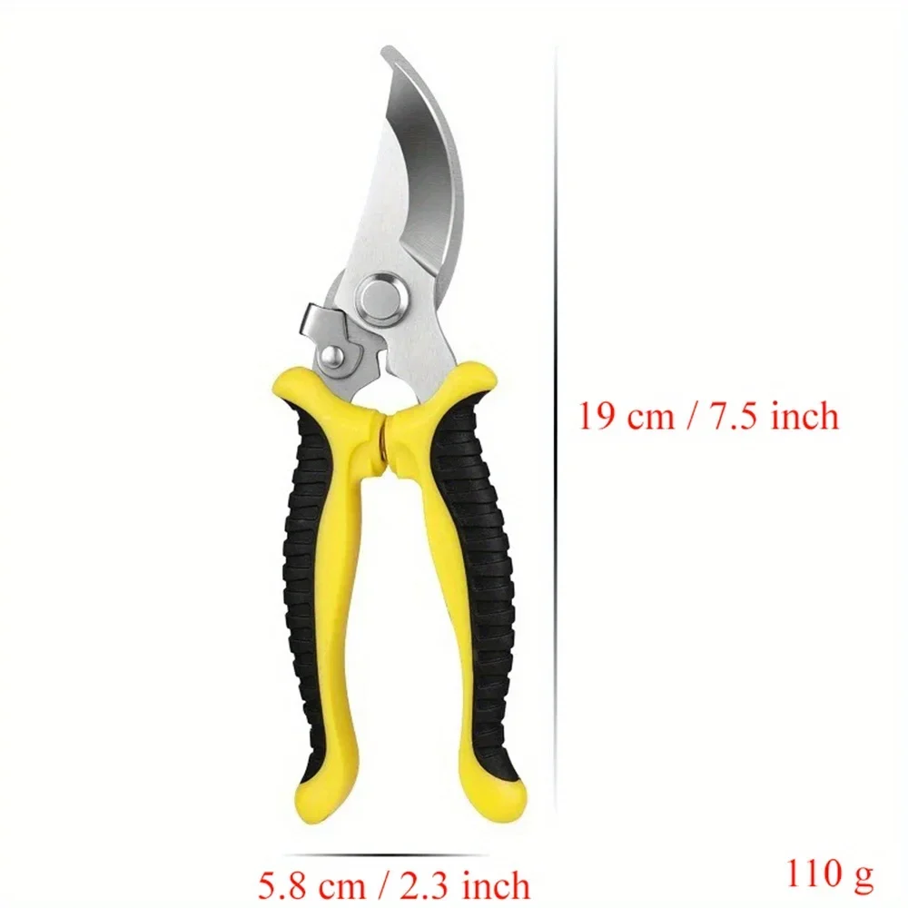 Pruner Garden Scissors Professional Sharp Bypass Pruning Shears Tree Trimmers Secateurs Hand Clippers For Garden Beak Scissors