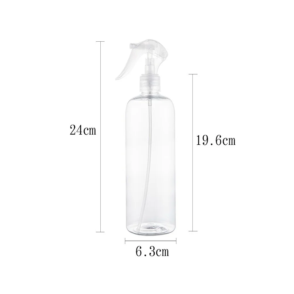 Squeeze Trigger Sprayer Water Bottle for Flower Plants Baking 500ml PET PP Easy Refill Clean Detachable Lightweight