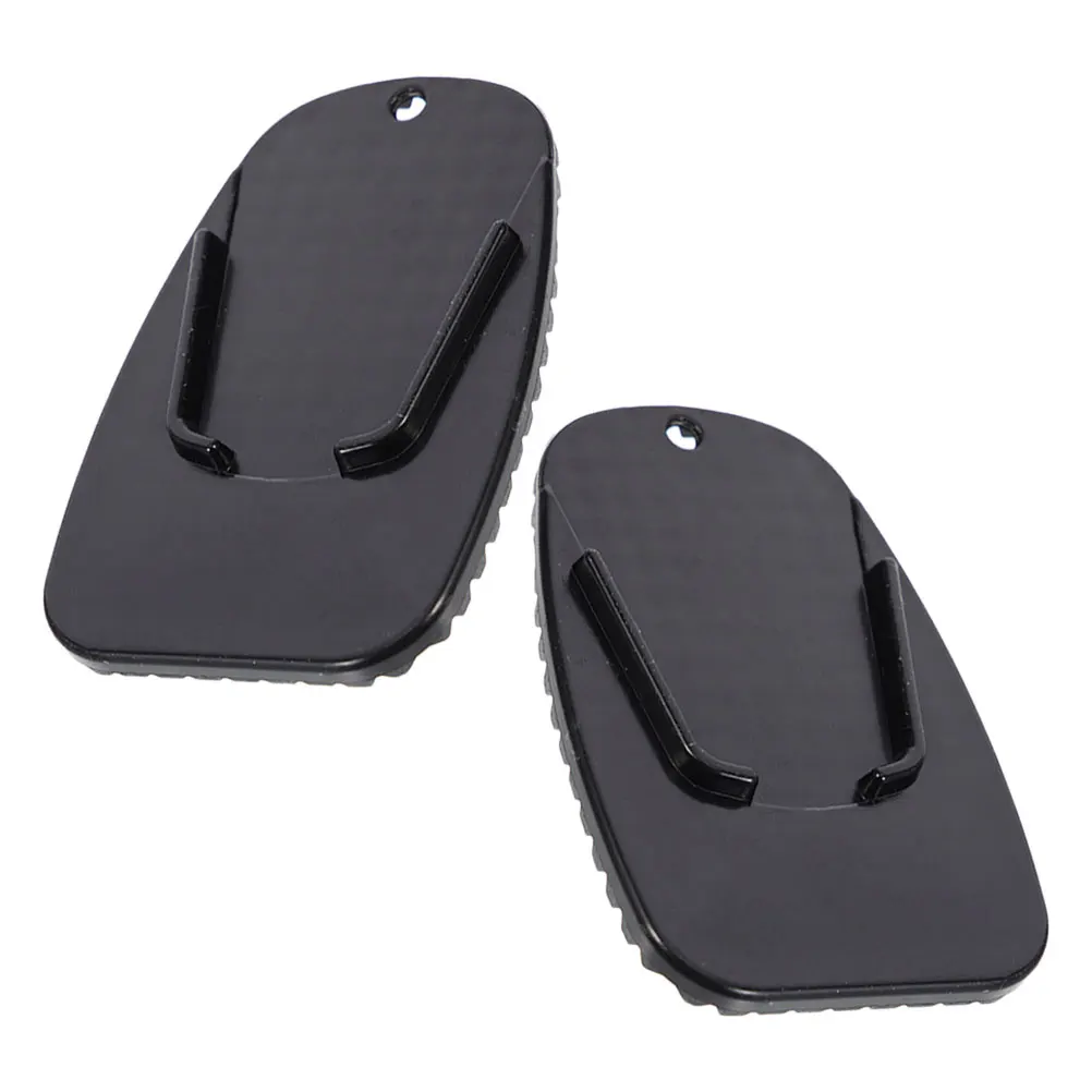 

2 Pcs Side Bracket Foot Pad Motorcycle Camping Gear Floor Mat Motorbike Supplies