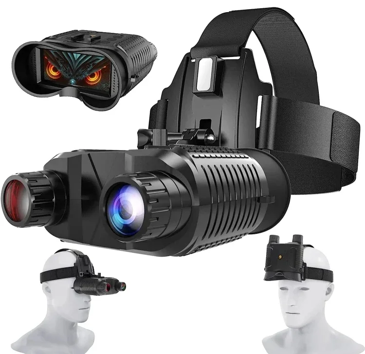 Outdoor Consumer Electronics NV8160 Head-Mounted Night Vision Digital Binocular Infrared Night Vision Telescope Binocular