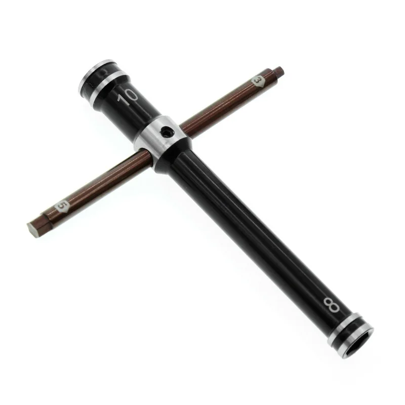 Narzędzie do demontażu świec żarowych RC 8mm 10mm, klucze krzyżowe, nasadki 3mm 5mm, śrubokręt i klucz imbusowy do samochodów RC, uniwersalne narzędzie do napraw RC