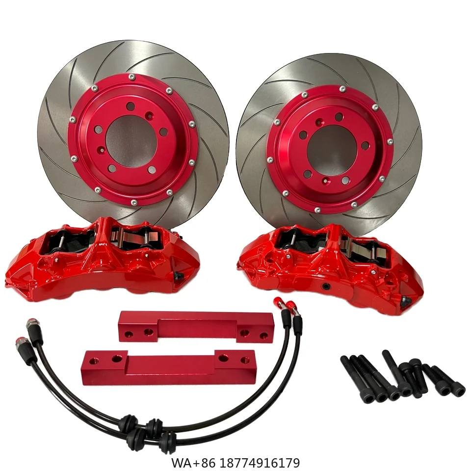 

Изготовленные на заказ алюминиевые передние тормозные суппорты, гладкие GT6-380x34-нормальный черный центральный кронштейн колокола Abarth 500