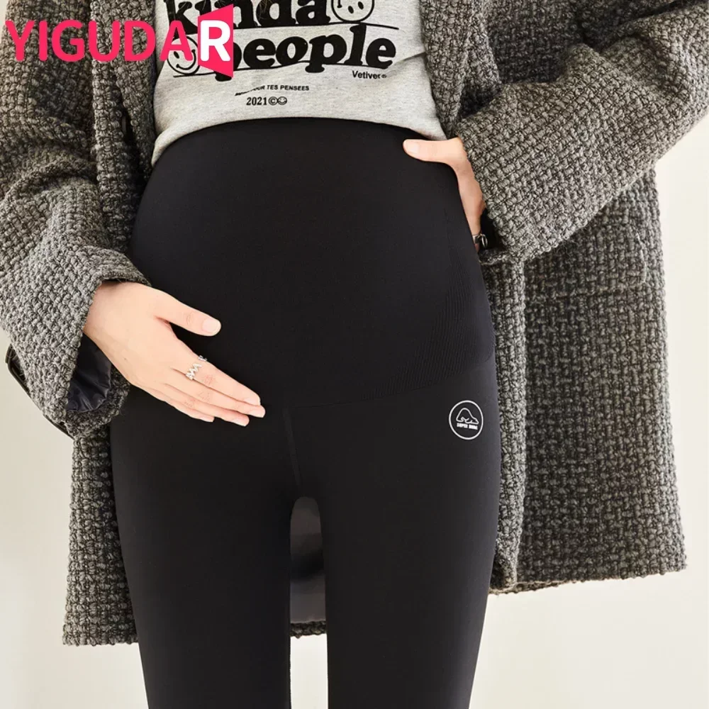 

New Maternity Clothes High Waist Pregnancy Belly Support Workout Yoga Pregnant Maternity Pants Yoga Leggings Pants for Women