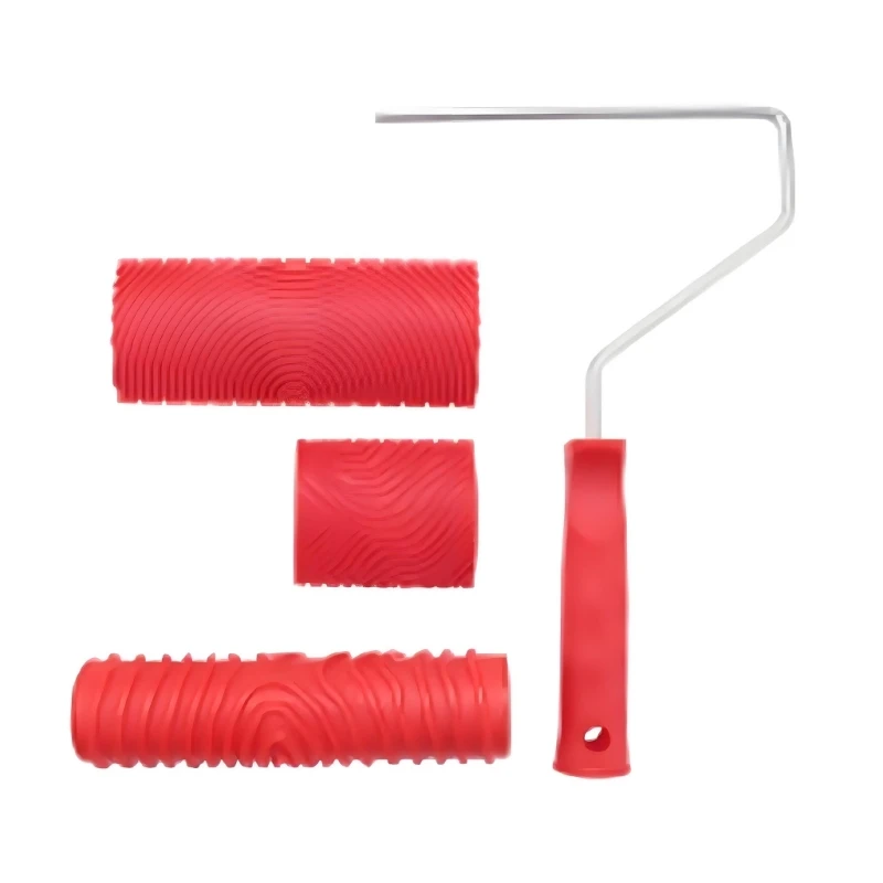 

N58C Профессиональный резиновый деревянный ролик создает аутентичный инструмент для рисования настенных рисунков древесины для