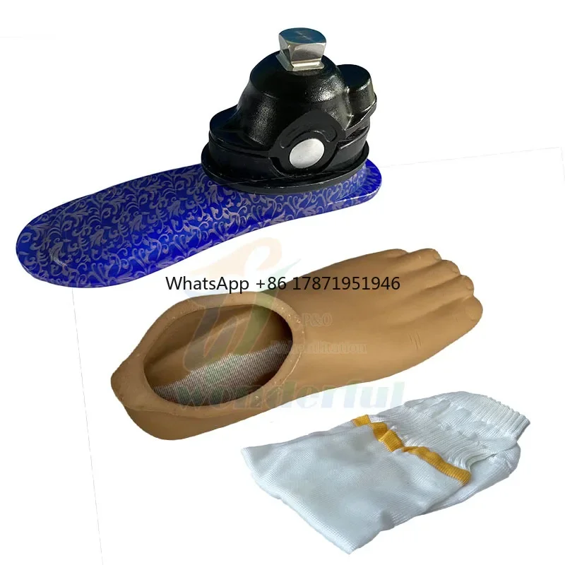 High Quality alloy universal ankle carbon fiber prosthetic artificial foot carbon fiber foot prosthetic foot