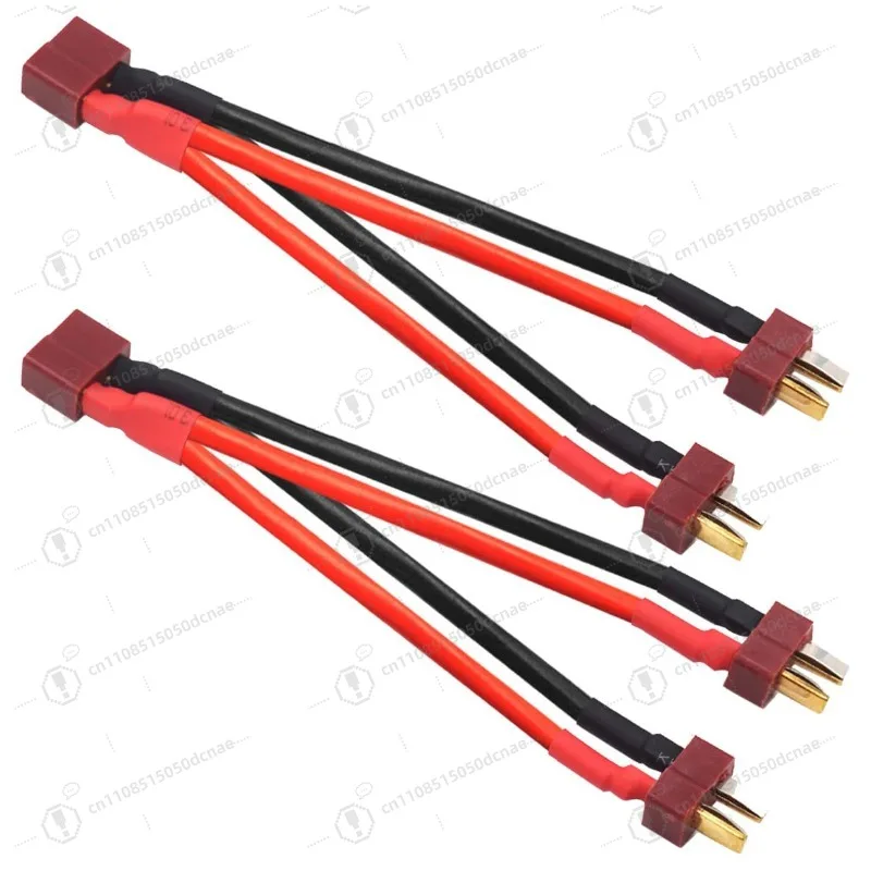 cabo-adaptador-de-bateria-de-litio-um-conector-t-femea-para-dois-conectores-t-macho-cabo-paralelo-com-conector-t