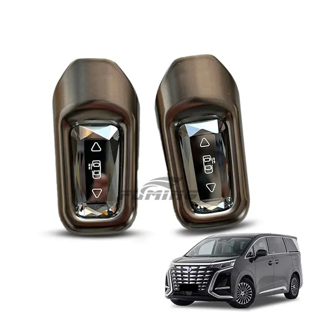 

For DENZA Tengshiqi D 9 Glass Crystal Button Electric Switch for Middle Door Switch Luxury Business Accessory Upgrade