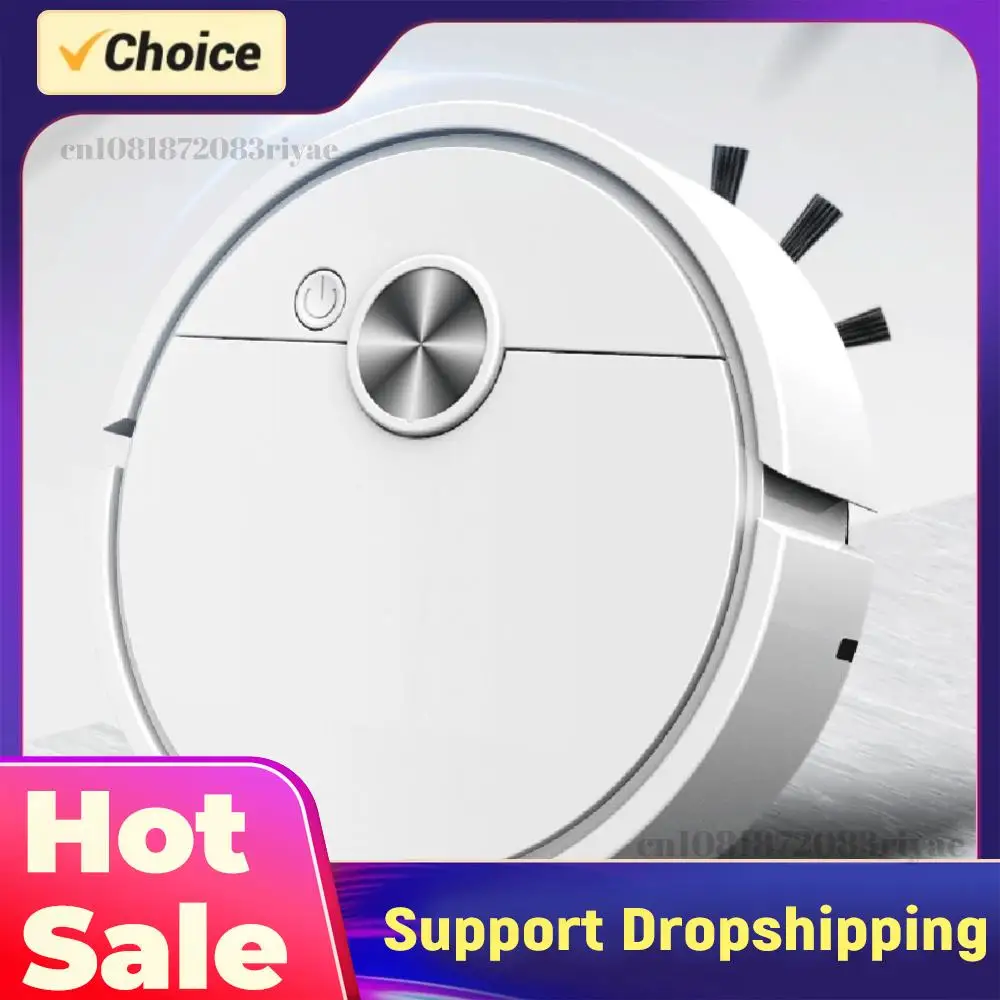 3 in 1 Sweeping Robot Rechargeable Vacuum Mop Robot Sweeping Machine Compact Cleaning Machine for Pet Hair Stubborn Dirt