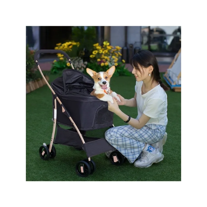 

Pet Handcart Can Separate Pets for Outdoor Activities Small To Medium-sized Carts Pet Strollers Cat Bag Dog Bed Stroller