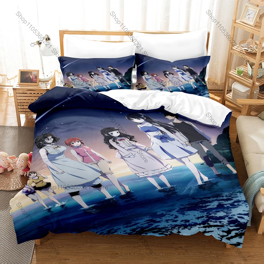 Cool Kpop The Irregular at Magic High School 3D Print Bedding Set 3 Piece Bed Linen for Fans Bedroom Decor