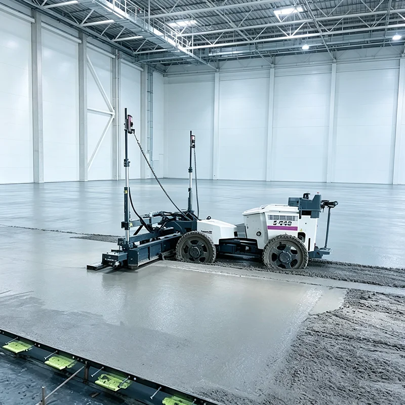 Telescopic Boom Laser Guided Concrete Screed Ride-on Concrete Laser Leveling Machine for Industrial Floors
