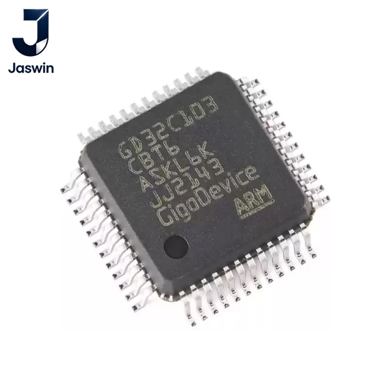 5PCS GD32C103CBT6 LQFP-48 ARM Cortex-M4 MCU 120MHz 128KB Flash Microcontroller Chip