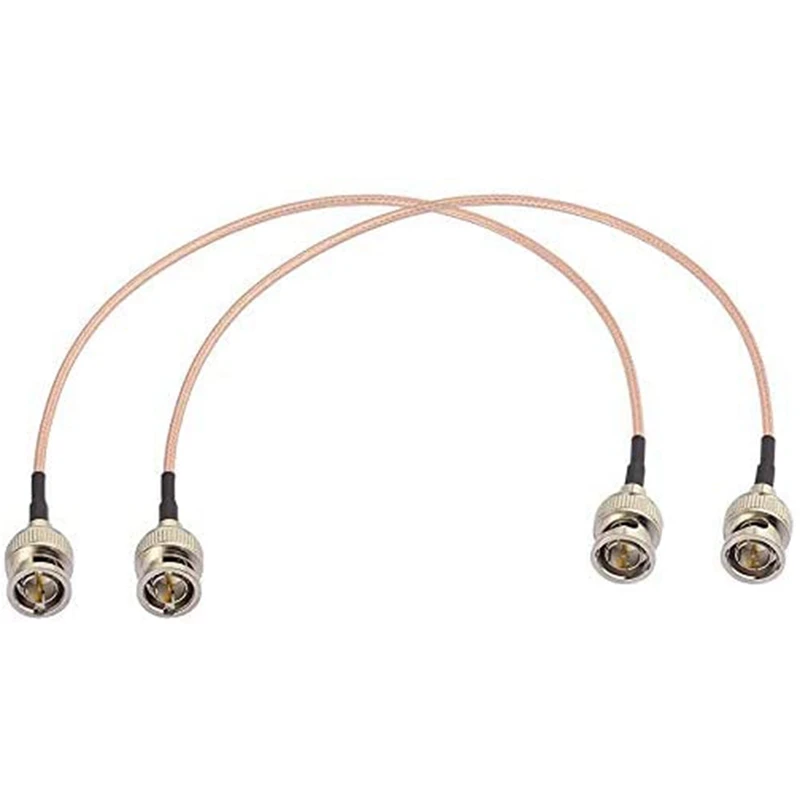 2 Stuks 3G Hd Sdi Kabel Bnc Kabel 30Cm 75 Ohm Voor Camera 'S Bmcc Video-Apparatuur Ondersteunt HD-SDI 3G-Sdi 4K 8K Sdi Videokabel