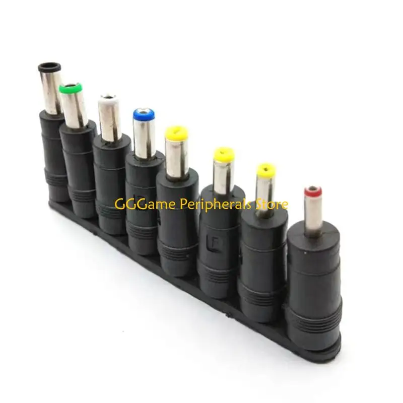 U55B 5.5x2.1mm To 8 Plug Connector Converter For Laptop Power Plug Converter Adapter