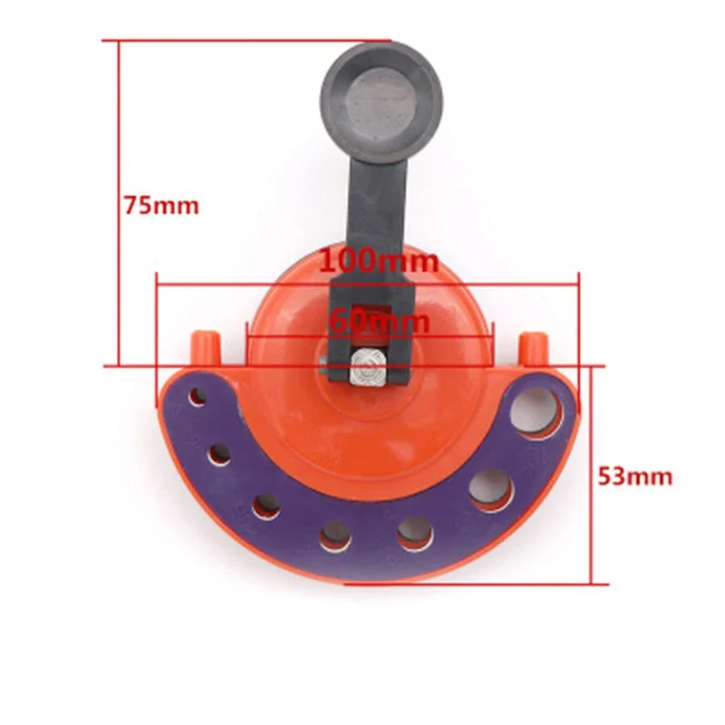 JUSTINLAU 4-12mm Adjustable Diamond Drill Bit Tile Glass Hole Saw Core Bit Guide With Vacuum Base Sucker Tile Glass openings