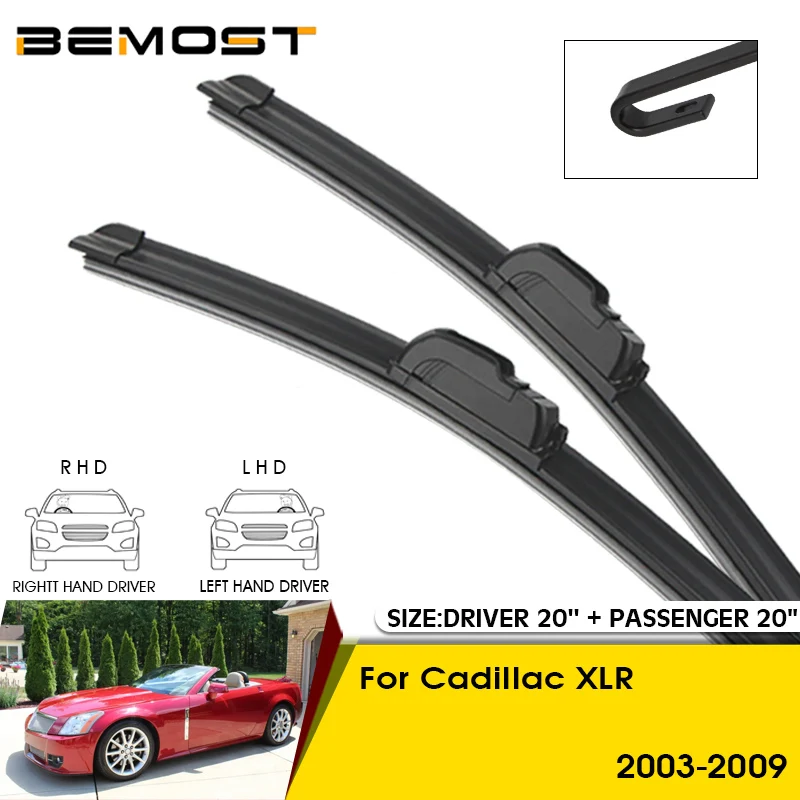 

Car Wiper Blades For Cadillac XLR 2003-2009 Windshield Windscreen Front Window Blades 20"+20" Car Accessories