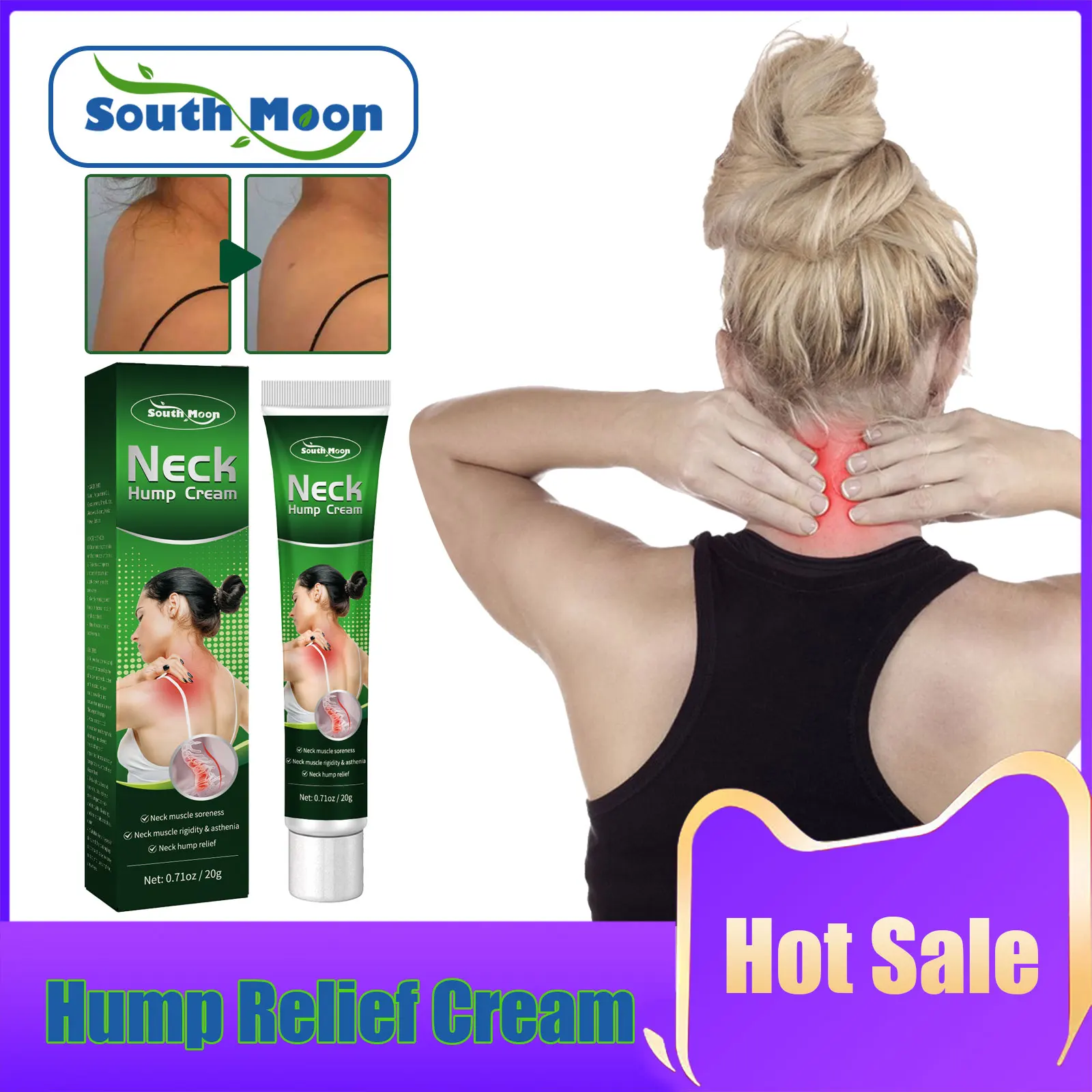 

Neck Hump Removal Cream Cervical Spine Corrector Anti-Swelling Muscle Rheumatoid Arthritis Treatment Neck Pain Relief Ointment