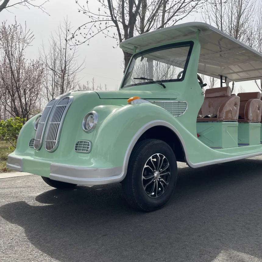 

Off Road Retro Classic Car Electric Street Legal High Speed Moving Electric Golf Cart With Touch Screen Multimedia Player