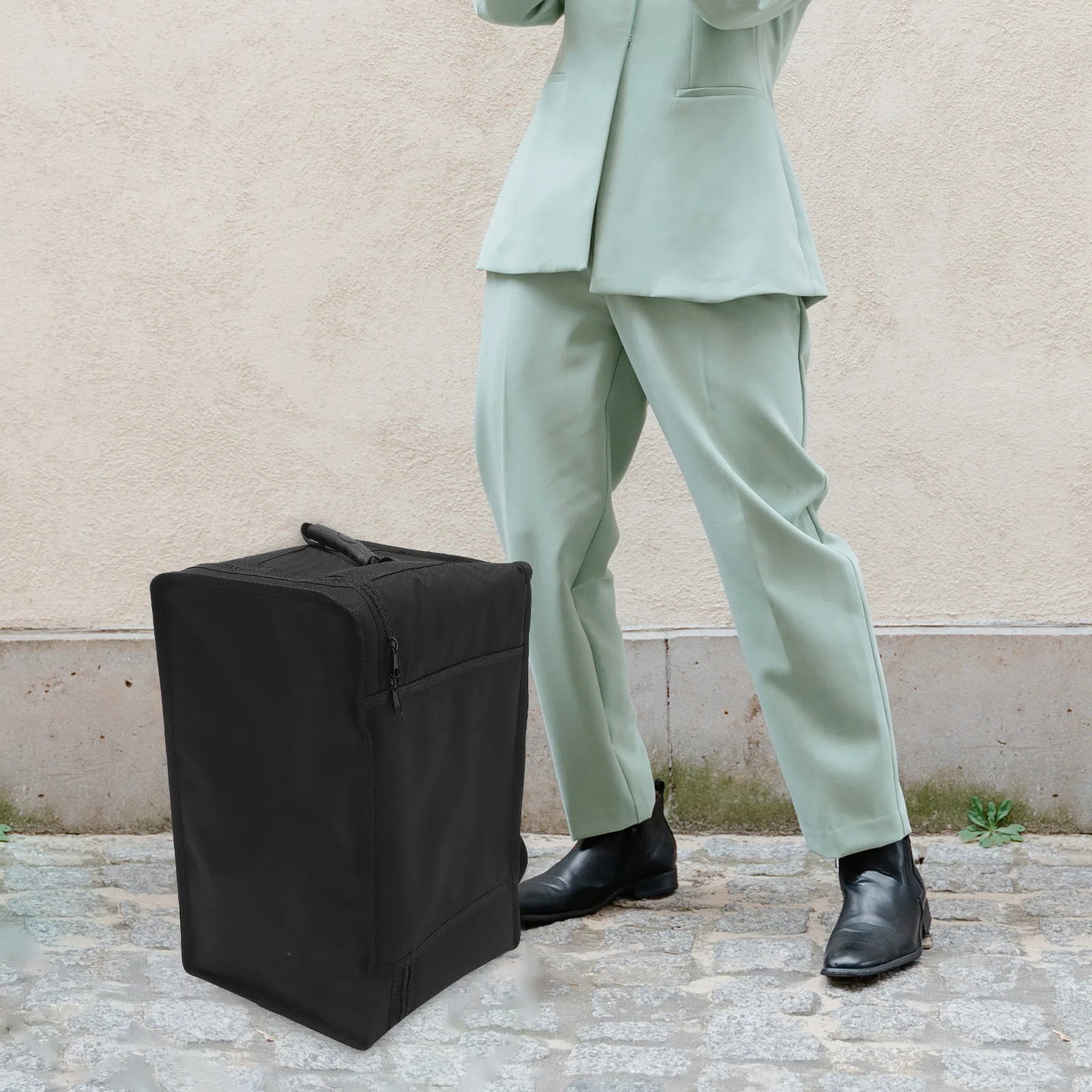 

Thickened Oxford Cloth Bag for 14 Inch Cajon Drum Black Travel Carry Case Instrument Storage Bag Musical Accessories