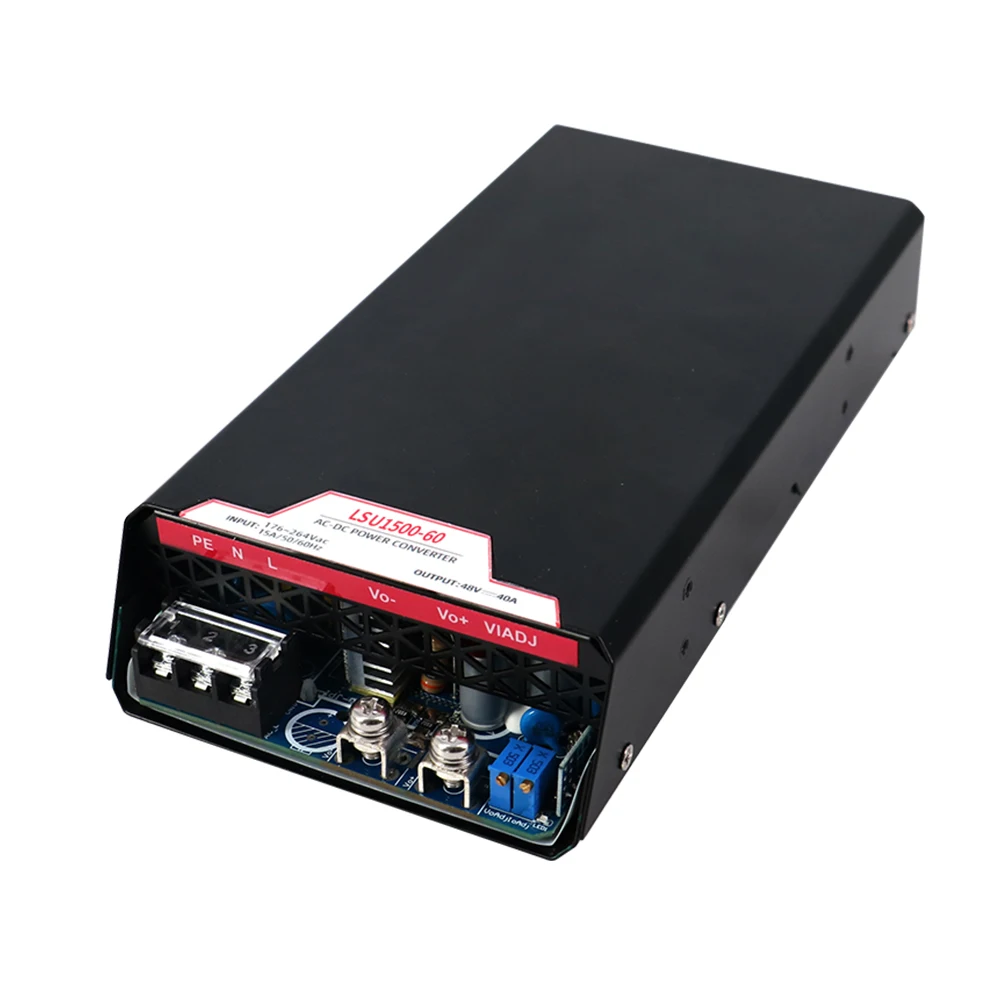 HLTNC 1500W 60V 25A High-power switching power supply  One HSU-1500-60 replace four S-400-60v power supplies FOR STEPPER for Cnc