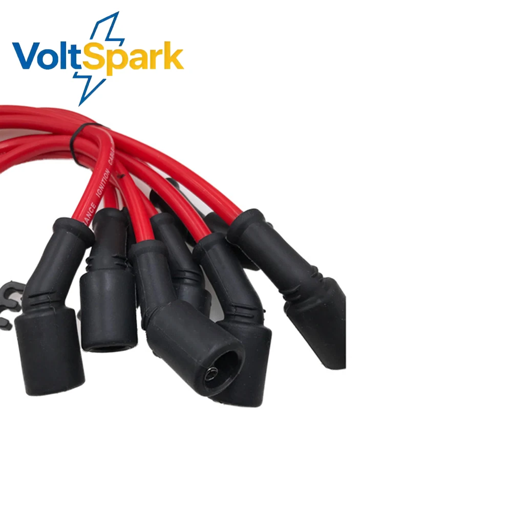 48322R Split Wire Set Direct Replacement for Chevy GMC Cadillac V8 4.8L 5.3L 6.0L 8.1L 10.2mm Silicone