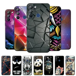 For Tecno Pop 5 LTE Case 6.52'' Fashion Cool Soft Silicone Phone Cases for Tecno Pop5 LTE Back Cover Cartoon on BD4 BD4i BD4a