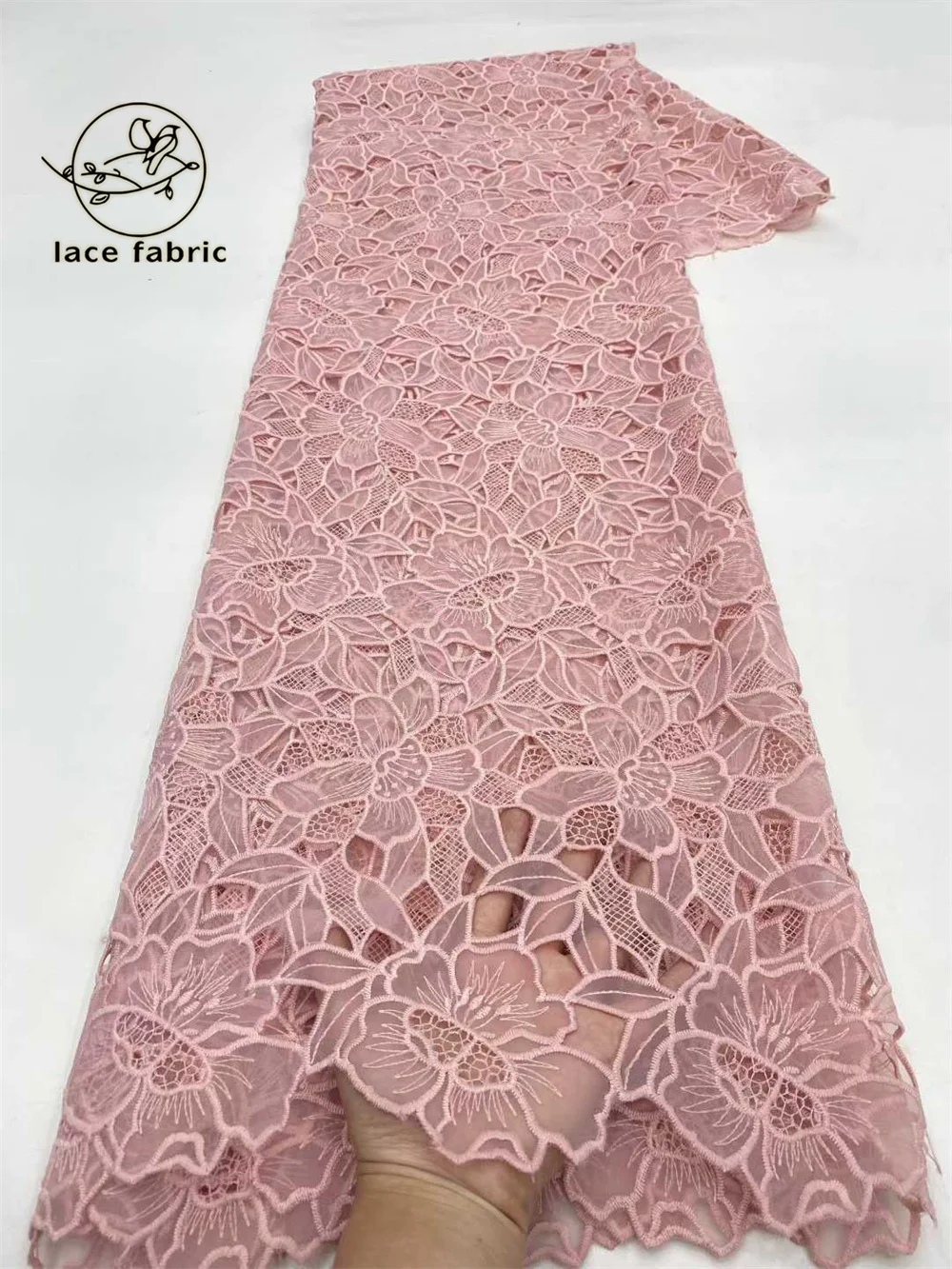 

Французская африканская сетчатая кружевная ткань 2026: высококачественный тюль с вышивкой для женских свадебных платьев, нигерийская сетчатая кружевная ткань, 5 ярдов