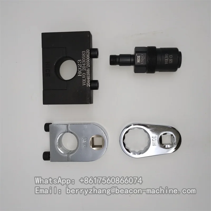 For Volvo 2 Pins 4 Pins Common Rail Diesel Unit Injector Delphi E1 E3 Disassemble Tool Kits Adaptor Clamp Wrench Repair Tool Set view 3