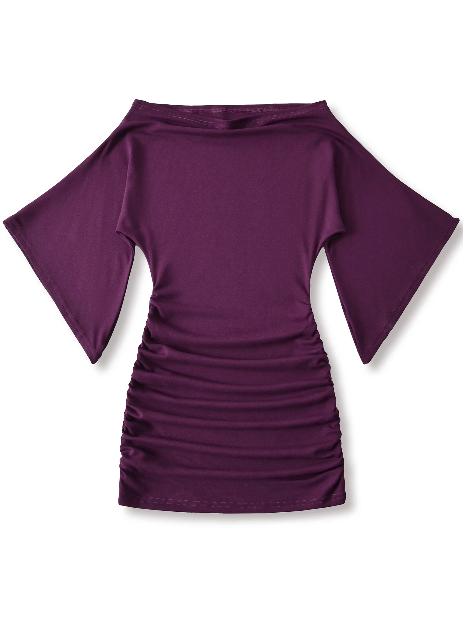 

Pure Desire Sexy Folded ort Skirt Women's Summer Waist Cinching Slimming One oulder Dr Asymmetrical Hemline Dr