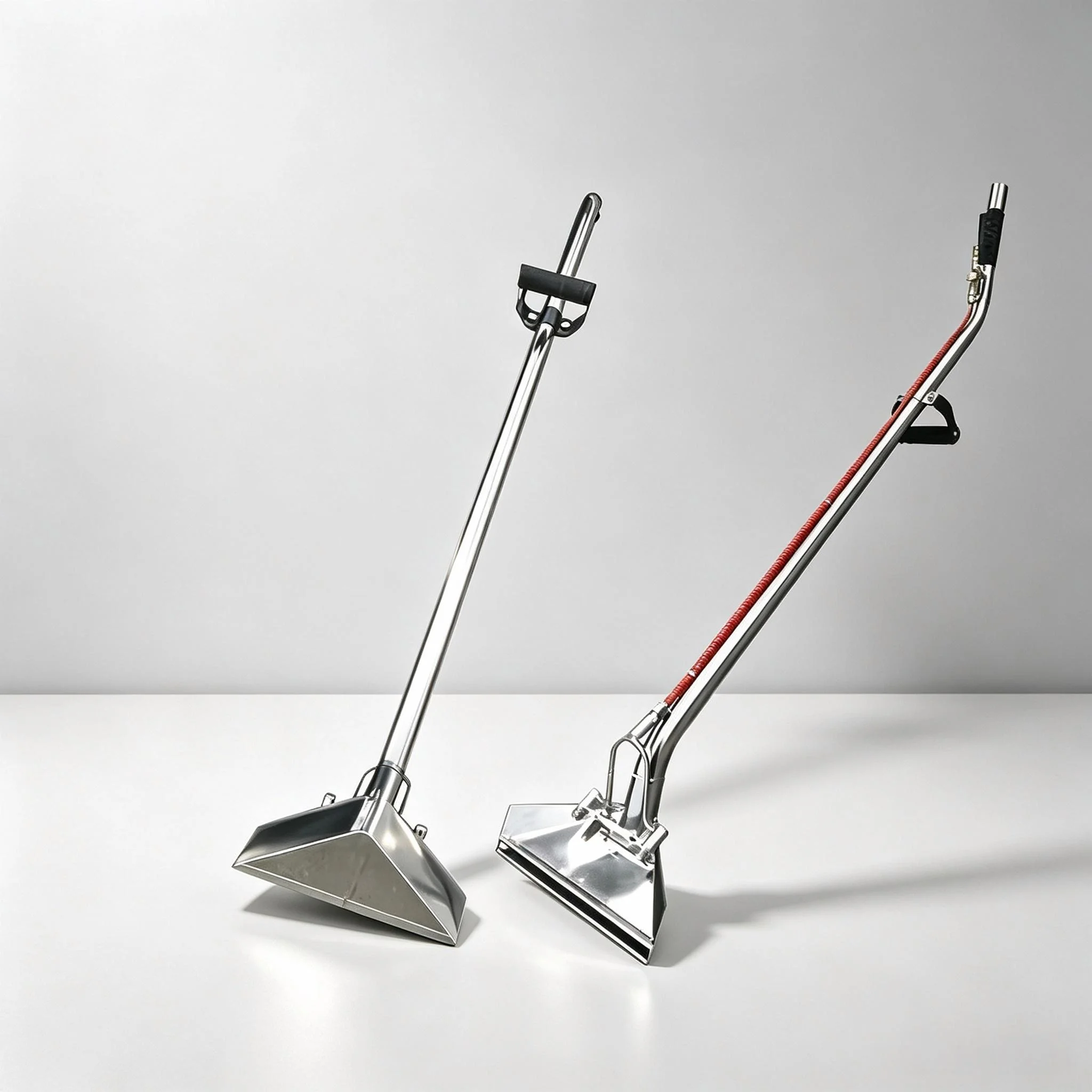 Stainless Steel Carpet Cleaning Machine, Integrated Steam Spray & Suction Design, Extended Grille Large Diameter Suction Head