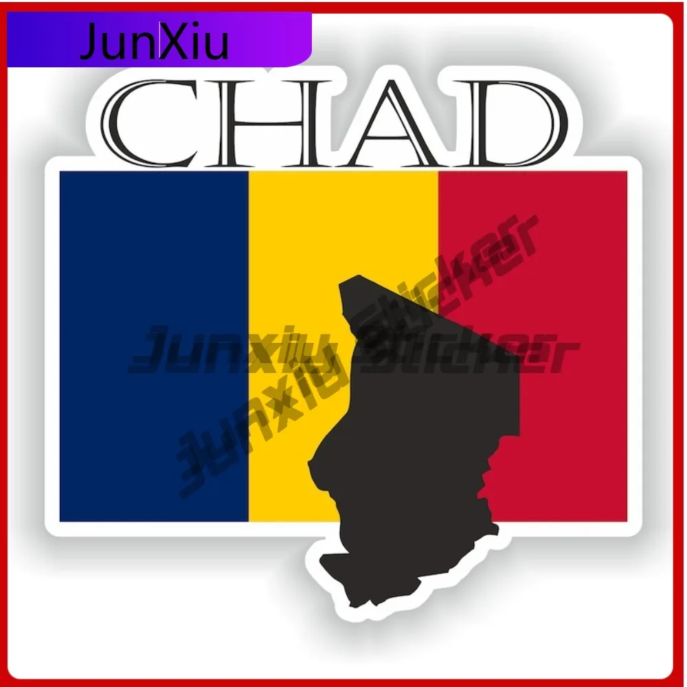 

Chad Emblem Cute Truck UV Resistant Sticker Vinyl UV Decoration Cool Anti Truck Proof Resistant Shape Vinyl Creative Badge