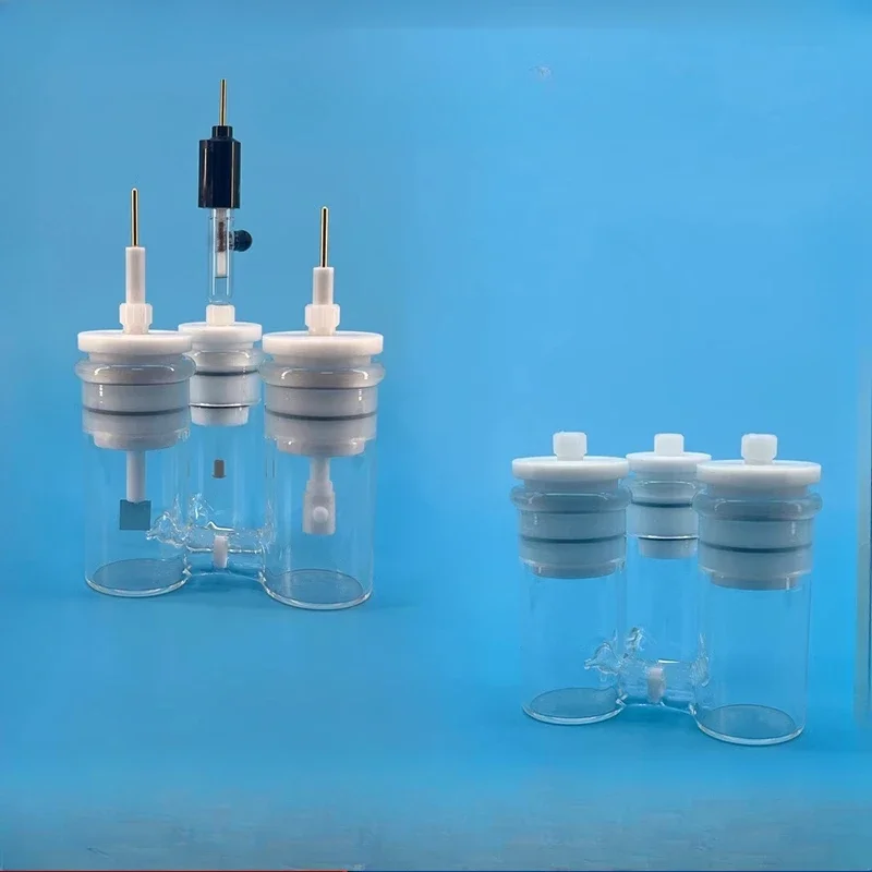 Three H-shaped Sealed Electrolytic Cell/glass Sand Core (CH2003，excluding Electrodes)