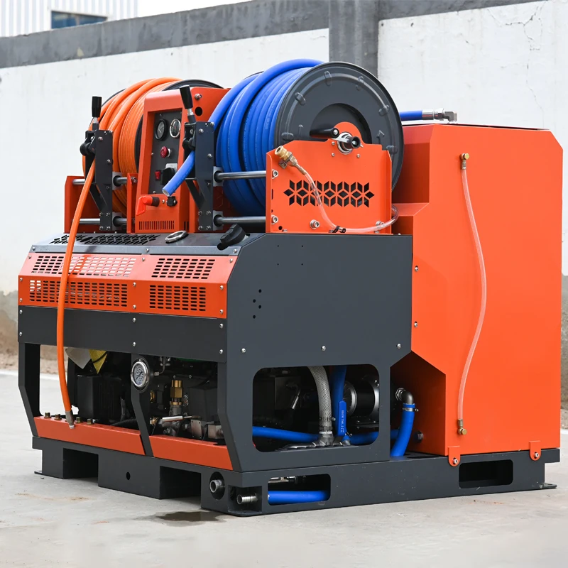 WS3030-Max 300bar High-pressure Drainage Pipe Cleaning Machine 8GPM Sewer Cleaning Machine with Remote Control