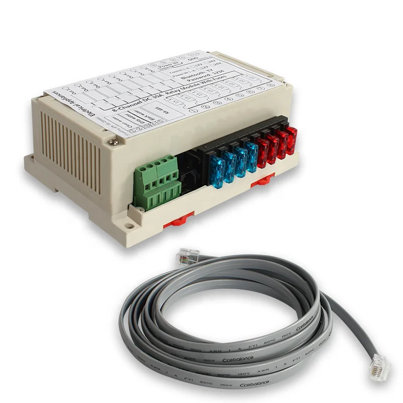 لوحة تحكم بمفتاح 8 اتجاهات قابلة للتخصيص مع أجهزة استشعار ومرحلات لوحة مفاتيح تعمل باللمس بإضاءة خلفية زرقاء لسيارة RV Camper